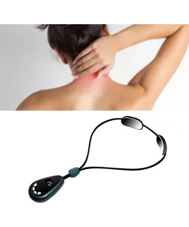 Intelligent Hanging Cervical Spine Massager - Portable Mini Neck Massager with Hot Compress (Green) for Neck Pain Relief - International Shipping Available - Buy Online on GoSupps.com