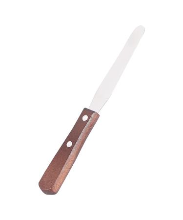 Buy Stainless Steel Spatula with Wooden Handle for Wax Mixing - Ideal for Cartridg Hot Cold and Beeswax | Perfect Hair Removal Tool for Large Areas - Buy Online on GoSupps.com