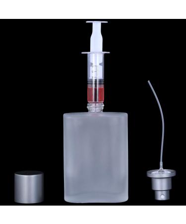 2 Pack 100ml Frosted Glass Spray Bottles with 4 Free Perfume Dispensers - Buy Online on GoSupps.com