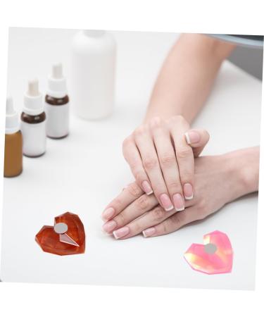 Ipetboom 4sets Nail Practice Holder Resin Heart Nail Art Display Acrylic Nail Crystal Nail Stand Resin False Tip Display Stand Nails Tip Holder Magnetic Nails Fake Manicure Tools Love - Buy Online on GoSupps.com