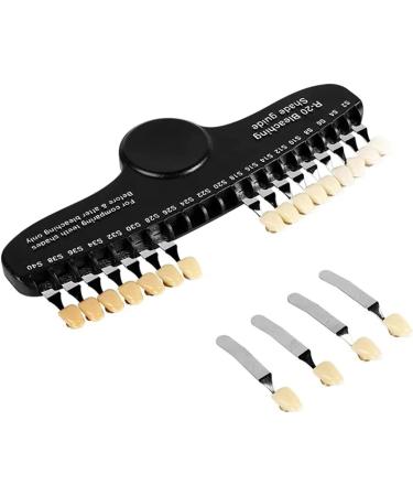 20/27 Color Teeth Whitening Shade Guide & Mirror - Wholesale Dental Chart Board for Accurate Color Comparison - Buy Online on GoSupps.com