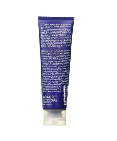 SkinCare Deep Blue Rub 120ml - Soothing Cooling Topical Massage with Essential Oils - Buy Online on GoSupps.com