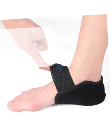 FOMIYES Non-Slip Heel Covers - Protective Heel Sleeves & Cushions for Feet - Comfort & Support - Black 12.8x8.2cm - International Shipping Available - Buy Online on GoSupps.com
