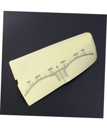 Ipetboom 300 Pcs Eyebrow Pencil Transparent Stickers Tools Microblading Measuring Tool Disposable - Buy Online on GoSupps.com