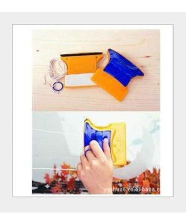 Double-Sided Window Cleaner Magnetic Glass Cleaner Home Cleaning Window Scraper Double Hollow Glass Window Cleaning Tool - Buy Online on GoSupps.com