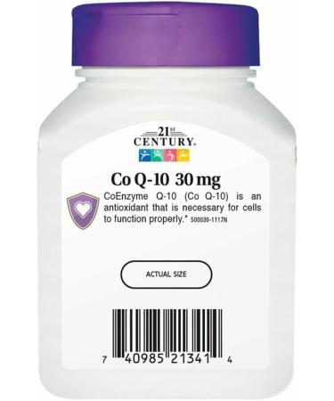 21st Century Healthcare CO-Q10 30mg 30 CAPS Bonus + 15 CAPS - Buy Online on GoSupps.com