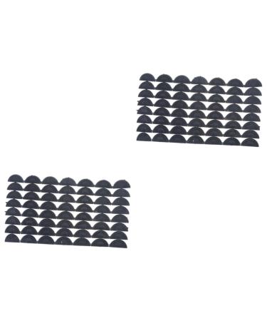 Healvian 56 Pairs Sole Patch for Shoes Anti- Sole Sticker Non- Slip Shoe Grips Adhesive Shoe Anti- Shoe Stick Pad Non- Shoe Grips Anti- Slip Sole Sticker Black Boots Heel Women's Floor Mat