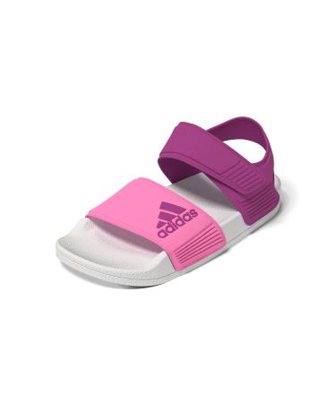 adidas Unisex Kids Adilette Sandals Slippers 39 1/3 EU Lucid Fuchsia Beam Pink Pulse Mint