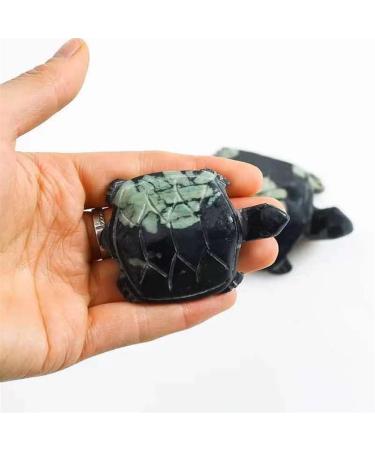 Double Happy Healing Crystal - 2.5 Natural Turtle Craft Carved Gem Reiki Animal Decoration Gift - Buy Online on GoSupps.com