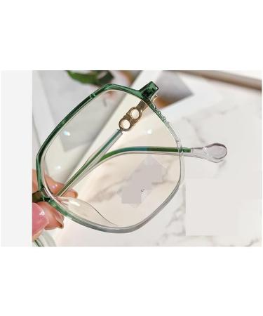 Fuqinqingoz Oversized Reading Glasses - Ultra-Light Anti-Blue Light Computer Glasses Glare-Free Square Design +150 Black Mirrored Lens - Buy Online on GoSupps.com