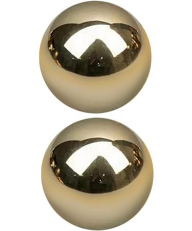 Solustrious Portable Massage Device - Set of 4 Brass Gymnastics Balls for Hand Training & Relaxation | Outdoor Massage Rollers - Buy Online on GoSupps.com