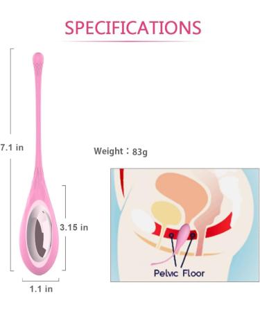 Pelvic Floor Muscle Weights - Strengthen Bladder Control | Beginner to Intermediate | 83g Pink Ball - Buy Online on GoSupps.com