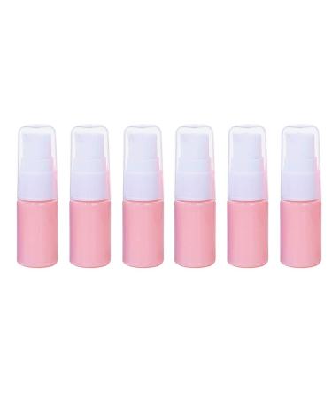 6 Pcs 10ml Empty Refillable Cream Lotion Pump Bottles Portable Travel Cosmetic Bottles with White Press Pump Head for Storing Emulsion Shampoo Etc Blue P 10ml/0.3oz