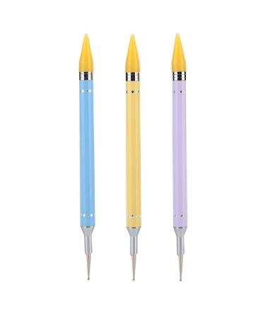 3 Pieces DIY Nail Pen Set - Double-Sided Nail Dotted Wax Pens for Professional Manicure & Nail Art Decoration | Global Shipping Available - Buy Online on GoSupps.com