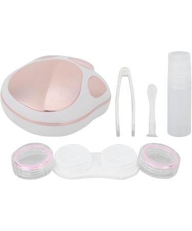 EVSCAN Cartoon Potted Contact Lens Container - Pink - Lightweight & Portable for Travel - Mirror Look Design - Buy Online on GoSupps.com
