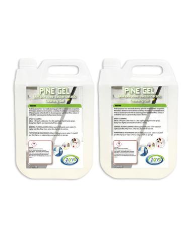 Jovs Pine Floor Gel Cleaner - 2 x 5 Litre All Purpose Floor Cleaner Commercial Professional Grade