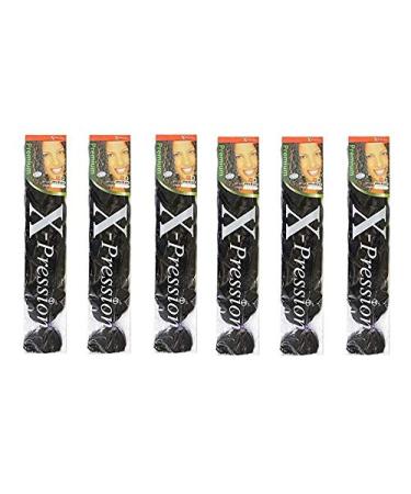 X-pression Premium Original Ultra Braid. - Colour 6 (Pack of 6) 6 6 Pack