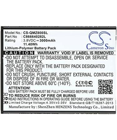 Buy BELLV Battery Replacement for Qmobile C866640282L Z8 Plus | Fast International Shipping & Best Price - Buy Online on GoSupps.com