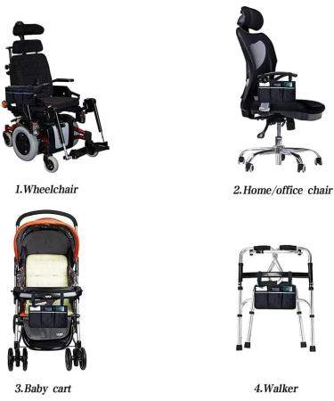 kzxbty Portable Wheelchair Side Pocket Suitable for Most Walking Wheels and Mobile Equipment - Buy Online on GoSupps.com