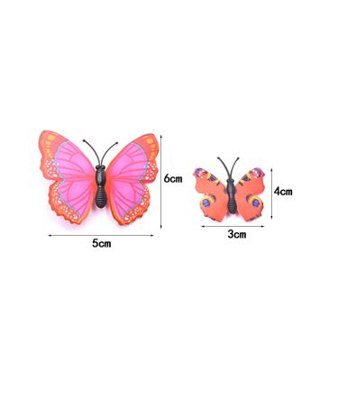 20 Colorful Butterfly Hair Clips - Glitter Baby & Toddler Clips for Girls & Women - International Shipping - Buy Online on GoSupps.com