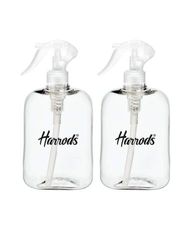 HARRODS Unbreakable Plastic Empty Spray Bottle for Sanitizer Liquid fogging Room Spray Pack of 2 (250 ml)