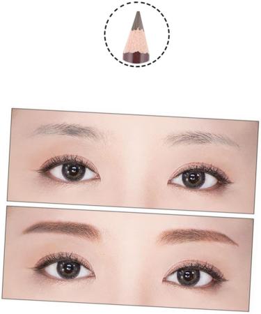 PLAFOPE 2pcs Eyebrow Pencil Brush Makeup Eyebrow Pencils Long Lasting Eyebrow Pencils Double Head Eyebrow Pencil 1 count (Pack of 1) As Shown - Buy Online on GoSupps.com