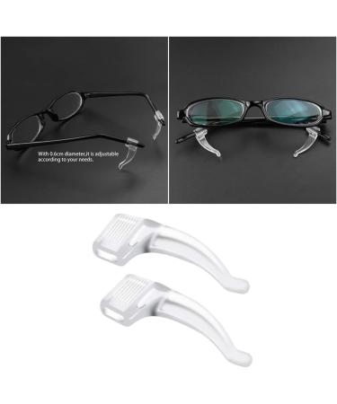 Doitool Anti-Slip Glasses Ear Pads - 10 Couples Durable Silicone Clear Temple Tips for Glasses & Sunglasses - Buy Online on GoSupps.com