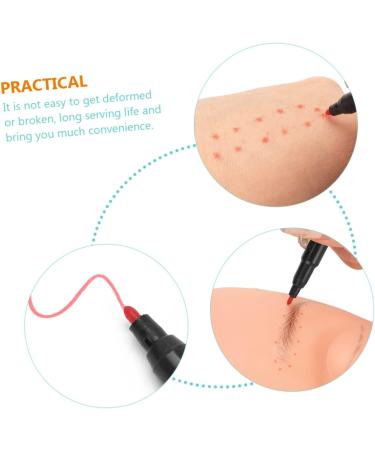 Healeved 20 Pcs Microblading Eyebrow Pen Eyebrow Pencils Tool Plastic Red - Buy Online on GoSupps.com