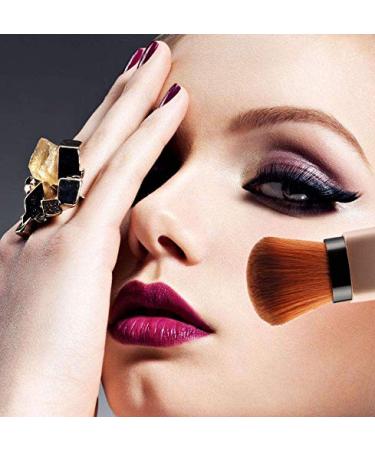 Portable Retractable Kabuki Makeup Powder Brush - Ideal for Travel Foundation & Rouge - Essential Cosmetic Tool - Buy Online on GoSupps.com
