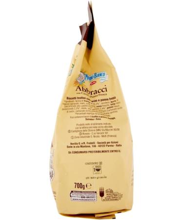  Italian Gourmet E.R. Mulino Bianco Abbracci Pack of 6 cocoa and fresh cream shortbread biscuits palm oil free 700g + Italian gourmet polpa 400g - Buy Online on GoSupps.com