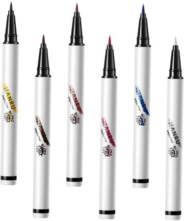Beavorty 24 Pcs Eye Makeup Tool Red Eyeliner White Liquid Eyeliner Neon Liquid Eyeliner Miss Seal Make up Abs - Buy Online on GoSupps.com