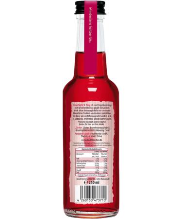  Fruchtwerker Fruchtwerker | Pomegranate & Vinegar | With Real Fruit Juice | Set of 6 | 6 x 250ml Glass Bottles - Buy Online on GoSupps.com