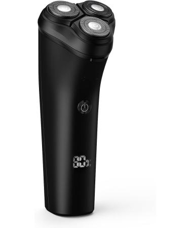 Electric Shavers for Men Rechargeable IPX7 Waterproof Electric Shaver Men's Rotary Shavers Electric Shaving Razors with LED Smart Screen