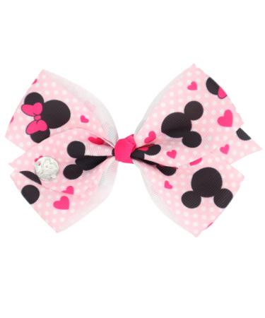6pc Girls Hair Bows Set with Heart Emblem - Pack of 5 Large Bows - Buy Online on GoSupps.com