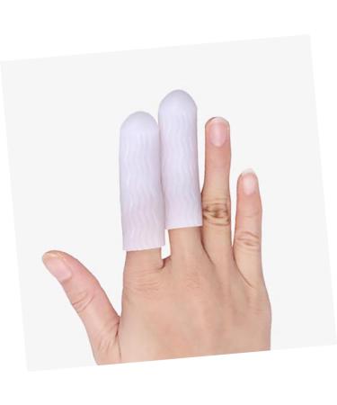 FRCOLOR 7 Pairs Finger Cots - Rubber Silicone Thumb Covers for Gaming Bath Kids & Guitar | Child Finger Protector & Adhesive Support - Buy Online on GoSupps.com