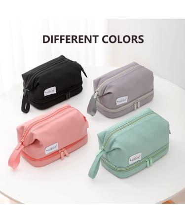 Buy Generic WQND Double Makeup Bag - Stylish Black Polyester for International Shipping - Buy Online on GoSupps.com