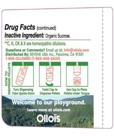 OLLOIS Symphytum Officinale 200ck Organic Homeopathic Medicine 80 Pellets - Lactose-Free Formula | 80 Count - Buy Online on GoSupps.com