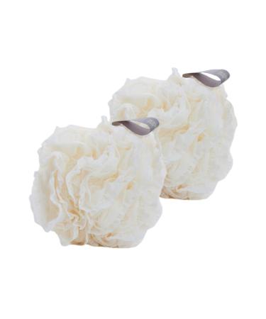 Didiseaon Body Loofah Bathing Sponge Lace Gloves Exfoliating Sponge Bath Shower Loofah Sponge Shower Scrunchie Bath Loofahs Loofah Brush Body Puff Powder Puff Girl Refined White