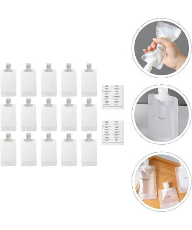 3sets Travel Aging Cream Simple Clear Plastic Refillable Toiletry Women Containers Storage Label Stand Subage Ml* Gel : Transparent Shower Labels Liquid Leakproof Squeezable - Buy Online on GoSupps.com