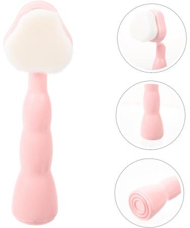 FRCOLOR Face Exfoliator Handle Facial Brush Blackhead Scrubber Brush Face Wash Brush Manual Facial Brush Face Cleanser Brush Soft Face Wash Face Cleansing Tool Cleaner Fiber Deep - Buy Online on GoSupps.com