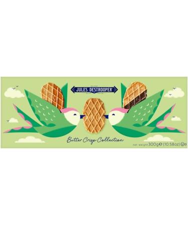  Vandeca Jules Destrooper "Butter Crisp Collection" Natural Butter Waffles for Easter - Easter Cookie Tin - Natural Butter Waffles - Butter Cookies - Chocolate Cookies - 300g - Buy Online on GoSupps.com