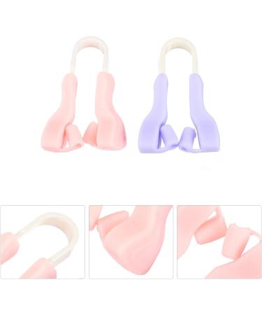 VICASKY Lot de 2 Pinces Nez en Silicone pour Remodelage Nasal Correcteur de Nez Retrouss Couleurs Rose Tendre et Violet l gant Adapt pour Relever la Pointe et Redresser L Ar te - Buy Online on GoSupps.com