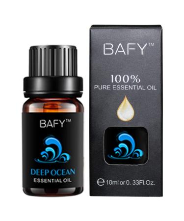 Organic Essential Oil Set for Diffuser 10ml/bottle Botanical Aromatherapy Essential Oil for Candle Making Soap Making Diffuser Humidifier (deep ocean)