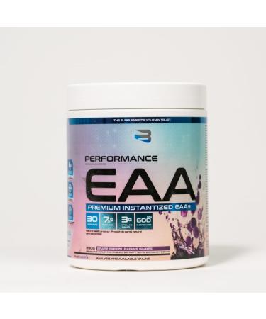 Believe Supplements Performance EAA - Essential Amino Acids Formula | Boost Muscle Recovery Performance & Hydration | Sugar-Free & Delicious Flavors Available! (30 servings Grape Freeze) Grape Freeze 30 servings - Buy Online on GoSupps.com