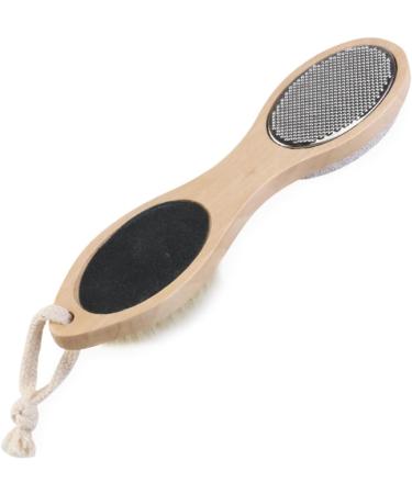 Housoutil Scrubber Flooring Pumice Stone Scrapper Foot Pumice Foot Remover Pedicure Tools Foot Brush Foot Exfoliating Brush Nail Brush Scraper Foot Wash Bamboo Face Dry Skin - Buy Online on GoSupps.com