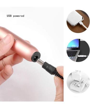 Electric Nail Drill kit Professional Nail File Portable Manicure Pedicure Drill Kit for Acrylic Nails Gel Nails Kit with Sanding Bands Nail Buffer Manicure Pedicure P Gold - Buy Online on GoSupps.com