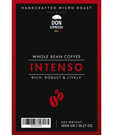 Don Espresso | Intenso | 1KG Whole Coffee Beans | Italian Espresso - Buy Online on GoSupps.com