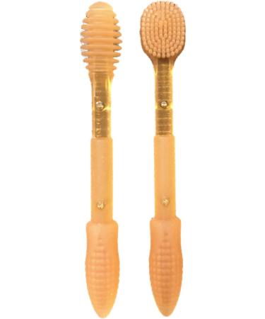 Baby Manual Toothbrush - Silicone Teeth Cleaning Massage Brush for 0-18 Months with Dust Cover | International Shipping - Buy Online on GoSupps.com