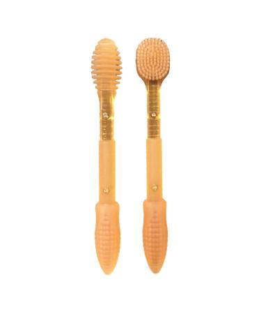 Child care training toothbrush silicone toothbrush for toddlers age from 0 18 months manual cleaning brush for toddlers 0 18 months infant care brush