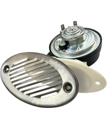 12V Hidden Flush Mount Marine Boat Horn | 316 Stainless Steel - Buy Online on GoSupps.com